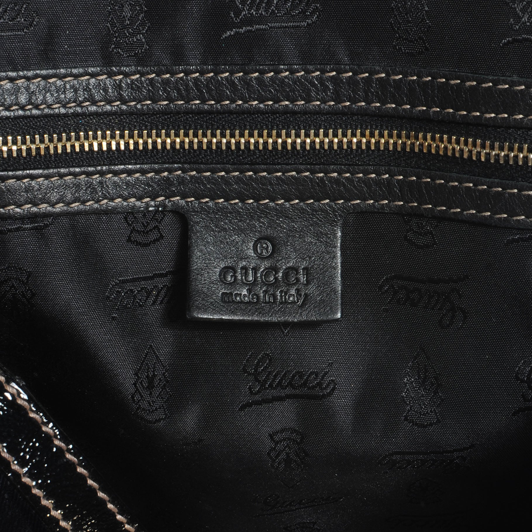Gucci Dialux Medium Britt Shoulder Bag Black 6 of 7