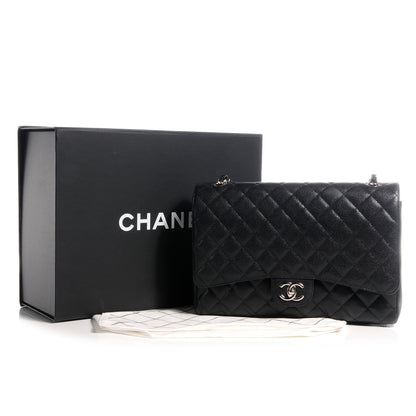 Chanel Caviar Quilted Maxi Double Flap Black 10 of 10