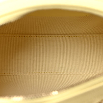 Chanel Caviar Quilted Barrel Clutch With Chain Light Yellow 5 of 11