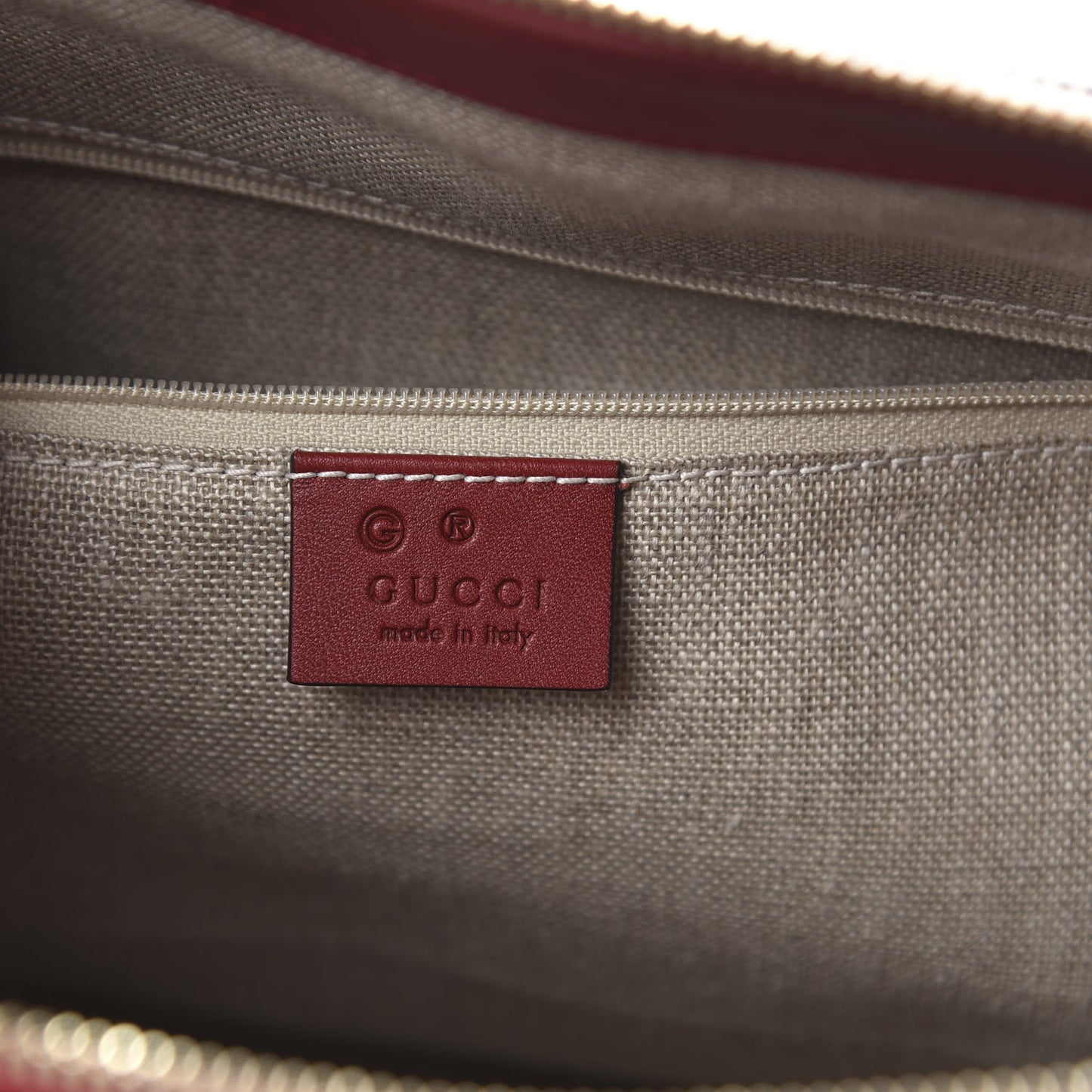 Soft Microguccissima Dome Satchel Red
