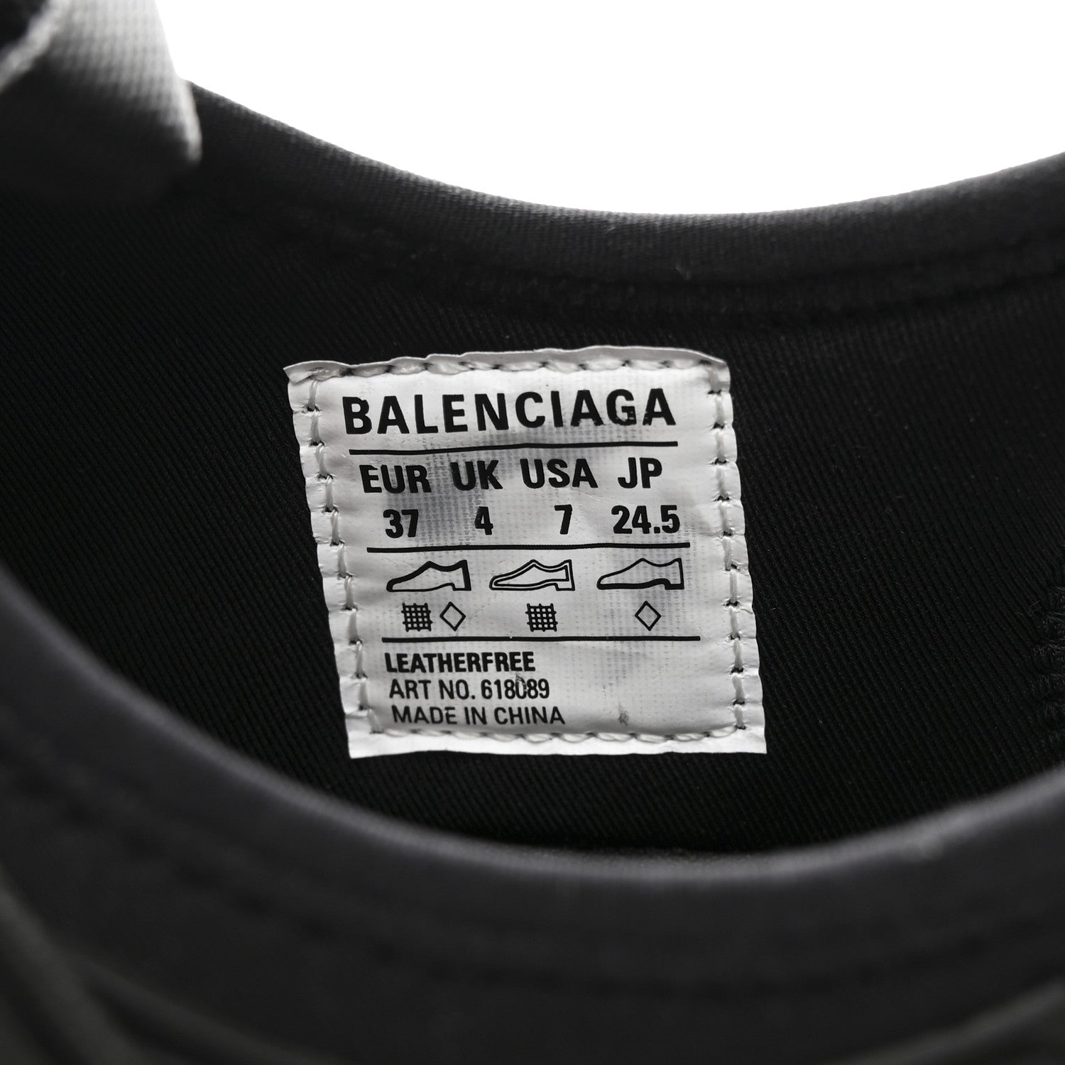 Balenciaga Neoprene Rubber Thong Sandals 37 Black 9 of 9