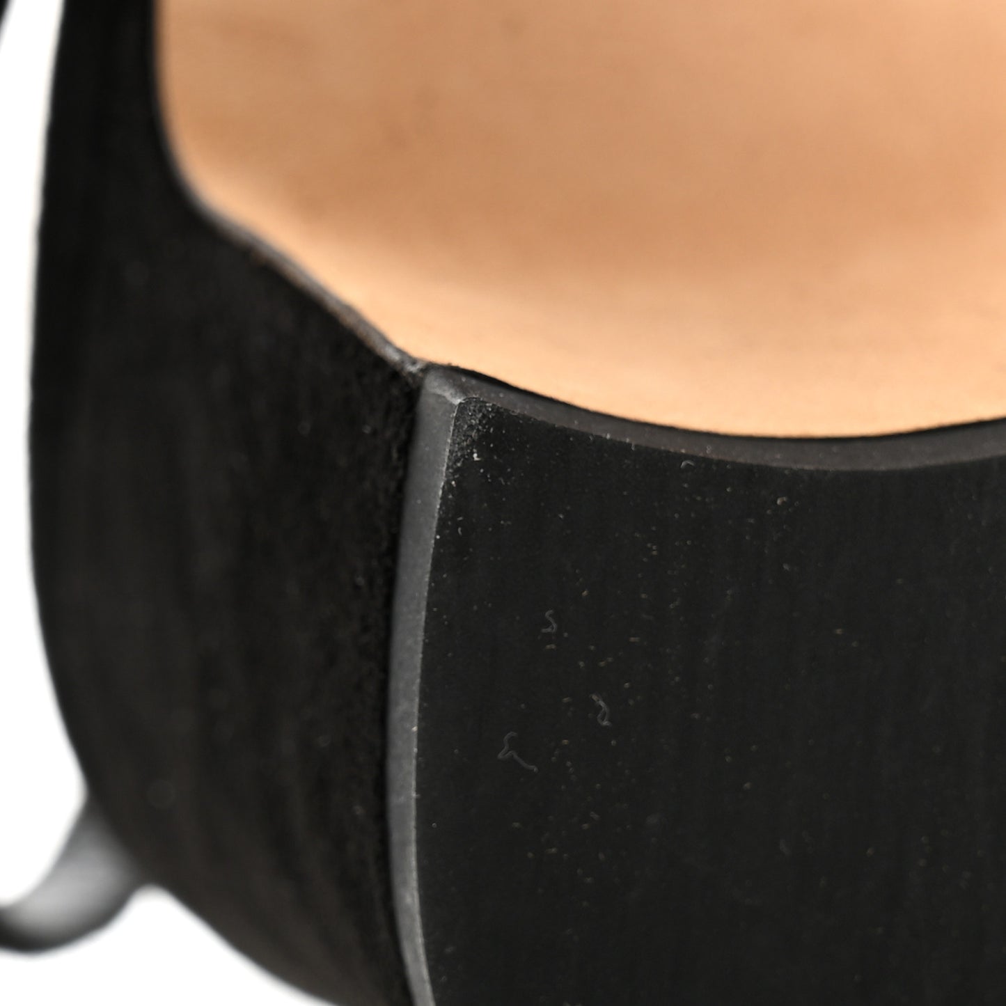 Velour Grosgrain Cap Toe CC Slingback Pumps 39 Black
