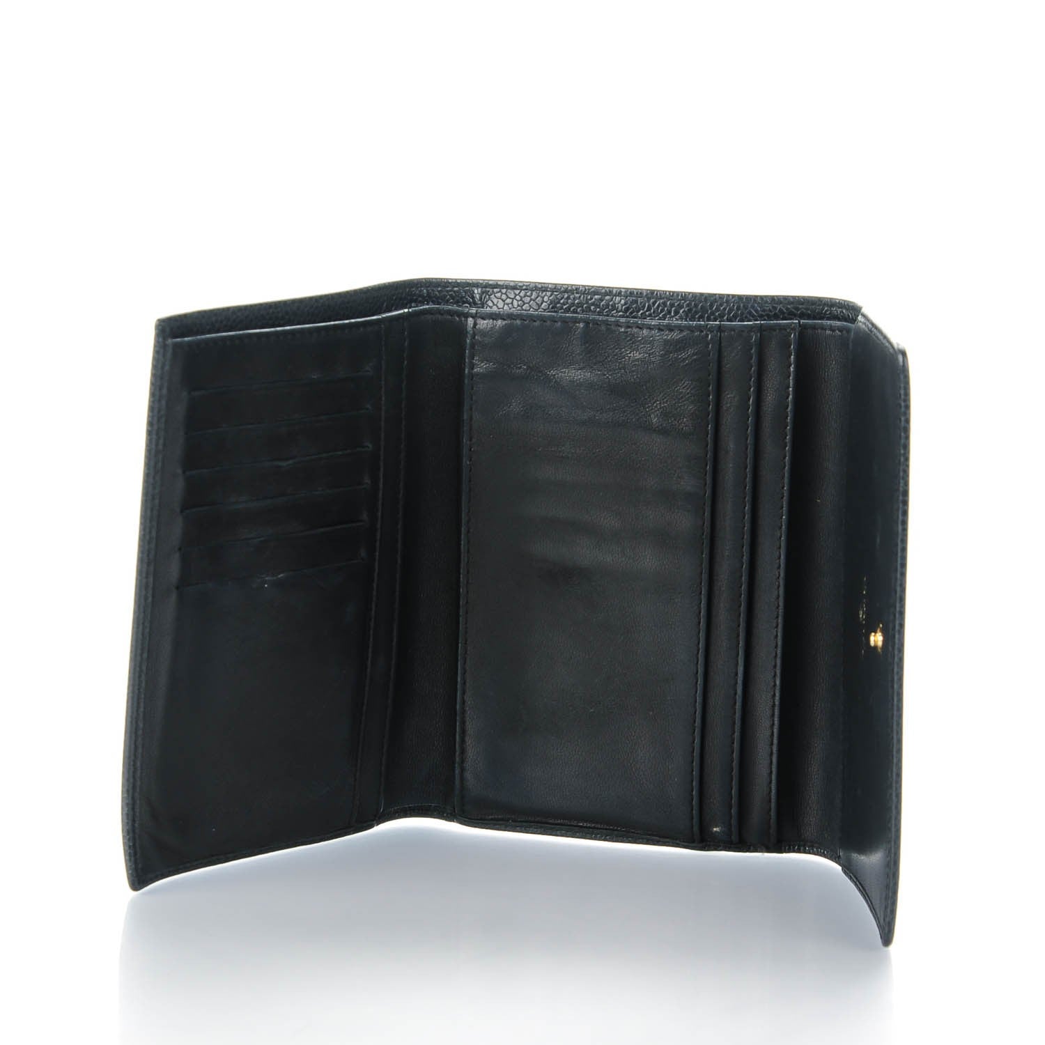 Chanel Caviar Timeless CC Wallet Black 6 of 9