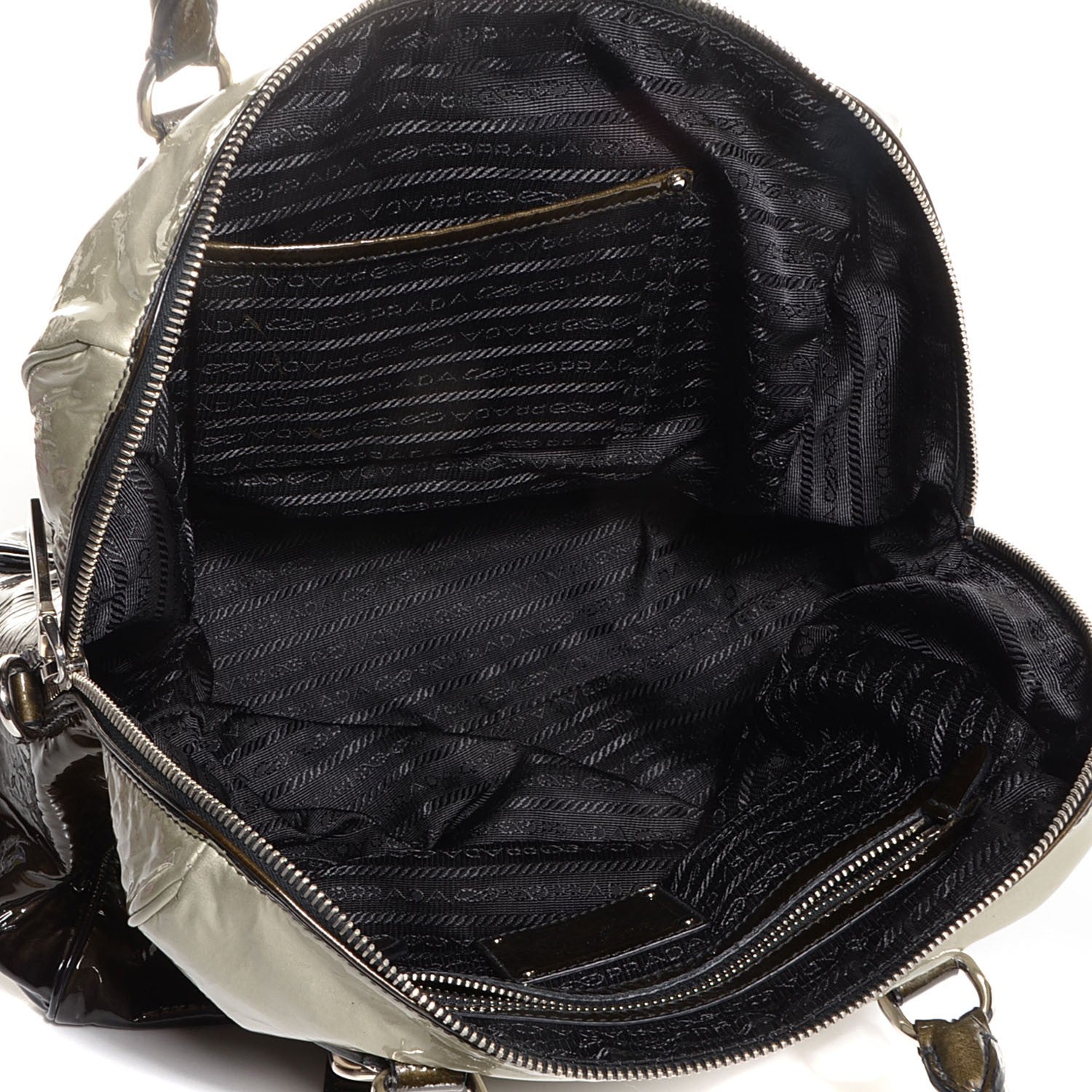 Prada Vernice Sfumata Bowler Brown 5 of 12