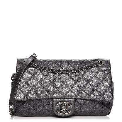 Chanel Iridescent Caviar Quilted Small Chic Flap Argent 1 of 13