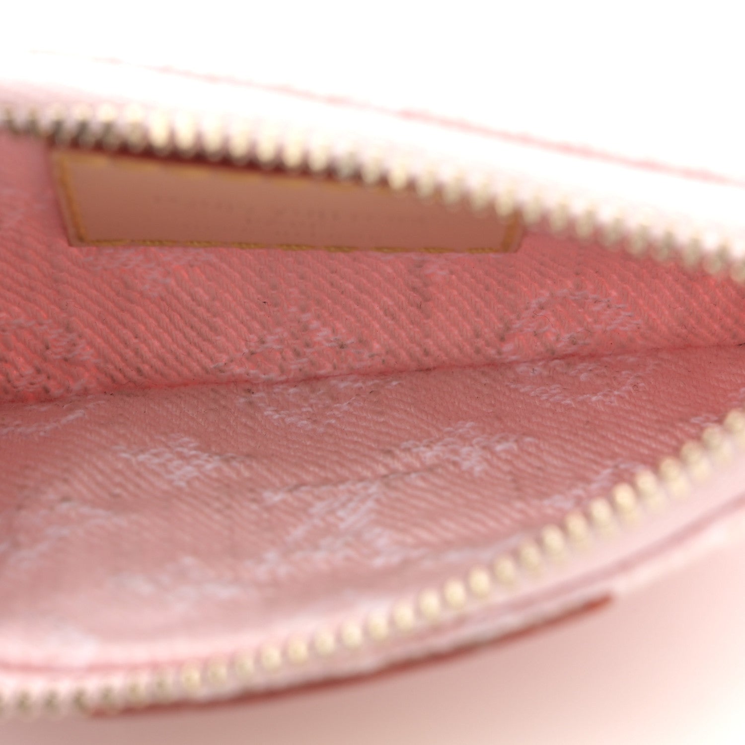 Louis Vuitton Monogram Denim Key Pouch Washed Pink Washed Pink 5 of 6