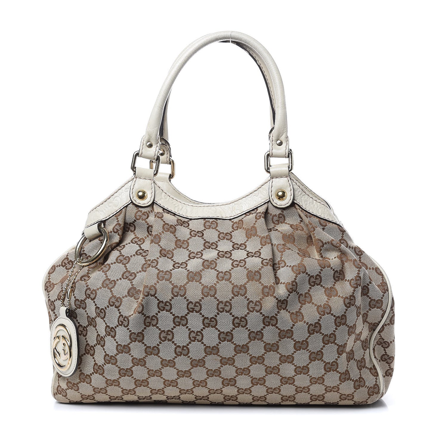 Monogram Medium Sukey Tote Off White