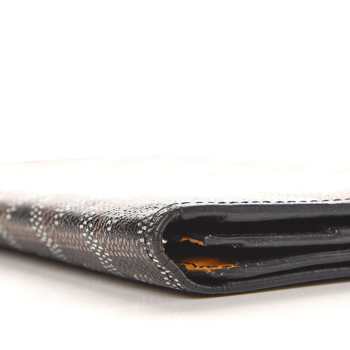 Goyardine Pocket Organizer Wallet Black