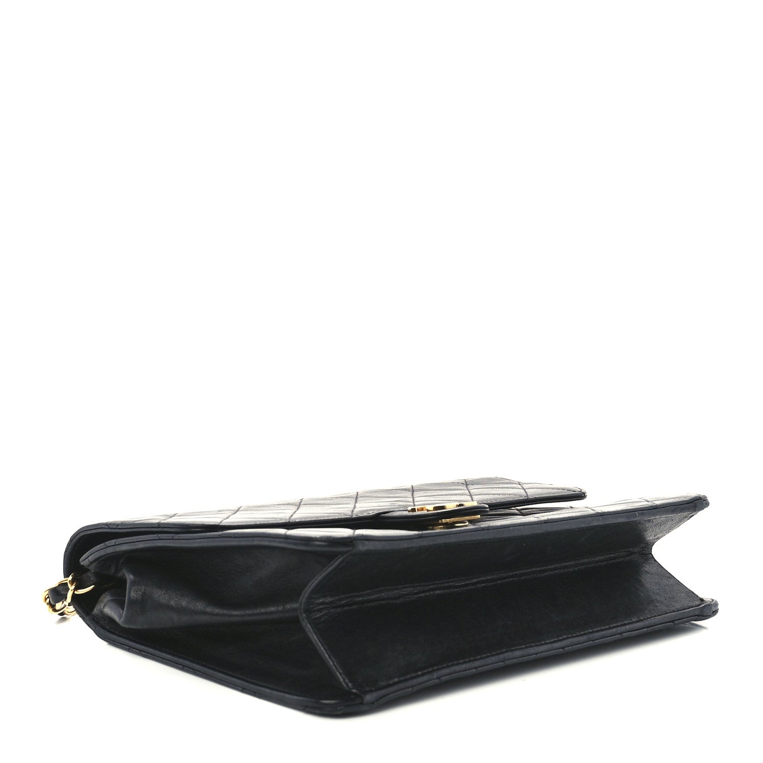 Chanel Lambskin Quilted Small Single Flap Black 3 of 12