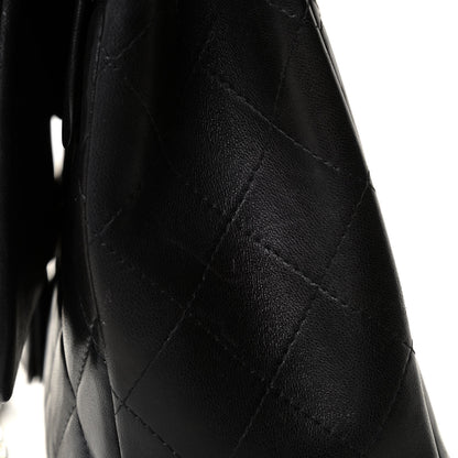 Chanel Lambskin Quilted Maxi Single Flap Black 10 of 11