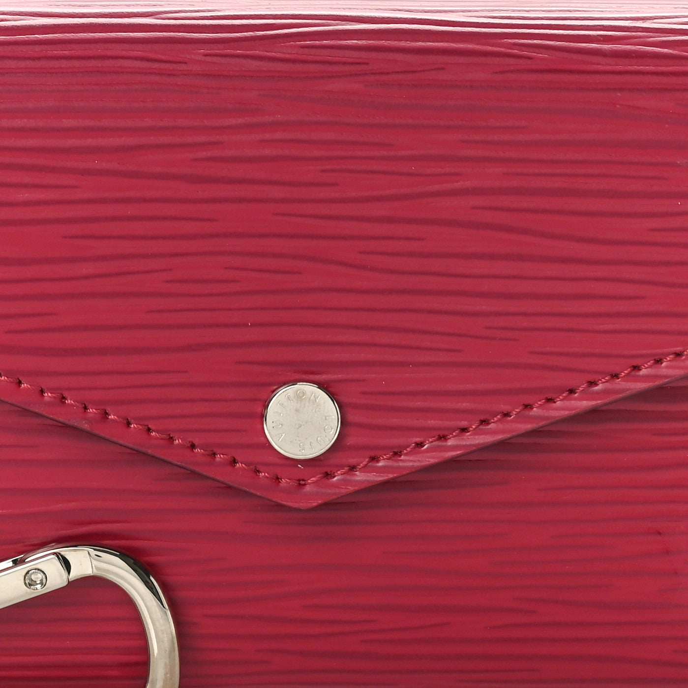 Epi Key Pouch Fuchsia