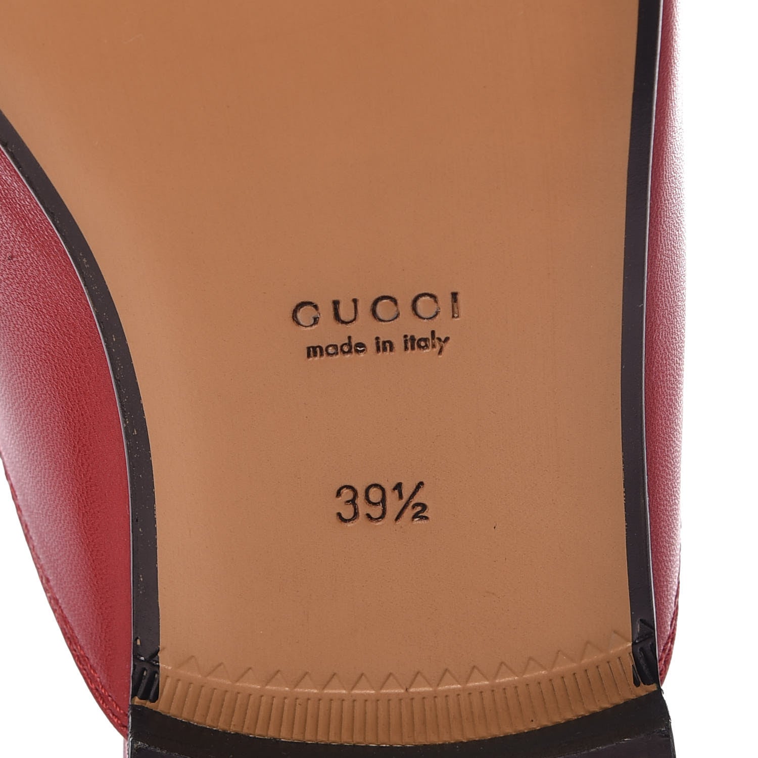 Gucci Malaga Kid Womens Princetown Slippers 39.5 Hibiscus Red 6 of 9