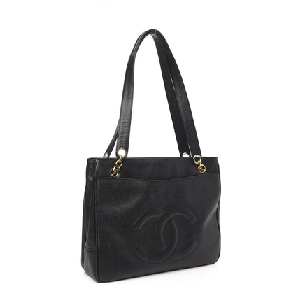 Chanel Caviar Flap Shoulder Bag Black 3 of 15