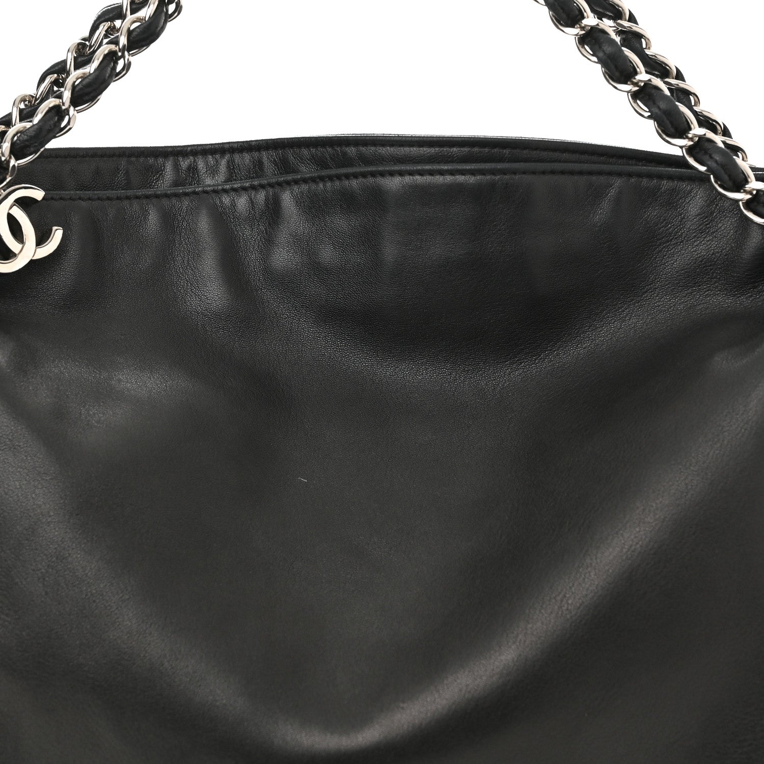 Chanel Lambskin Large Ultimate Soft Tote Black 8 of 10