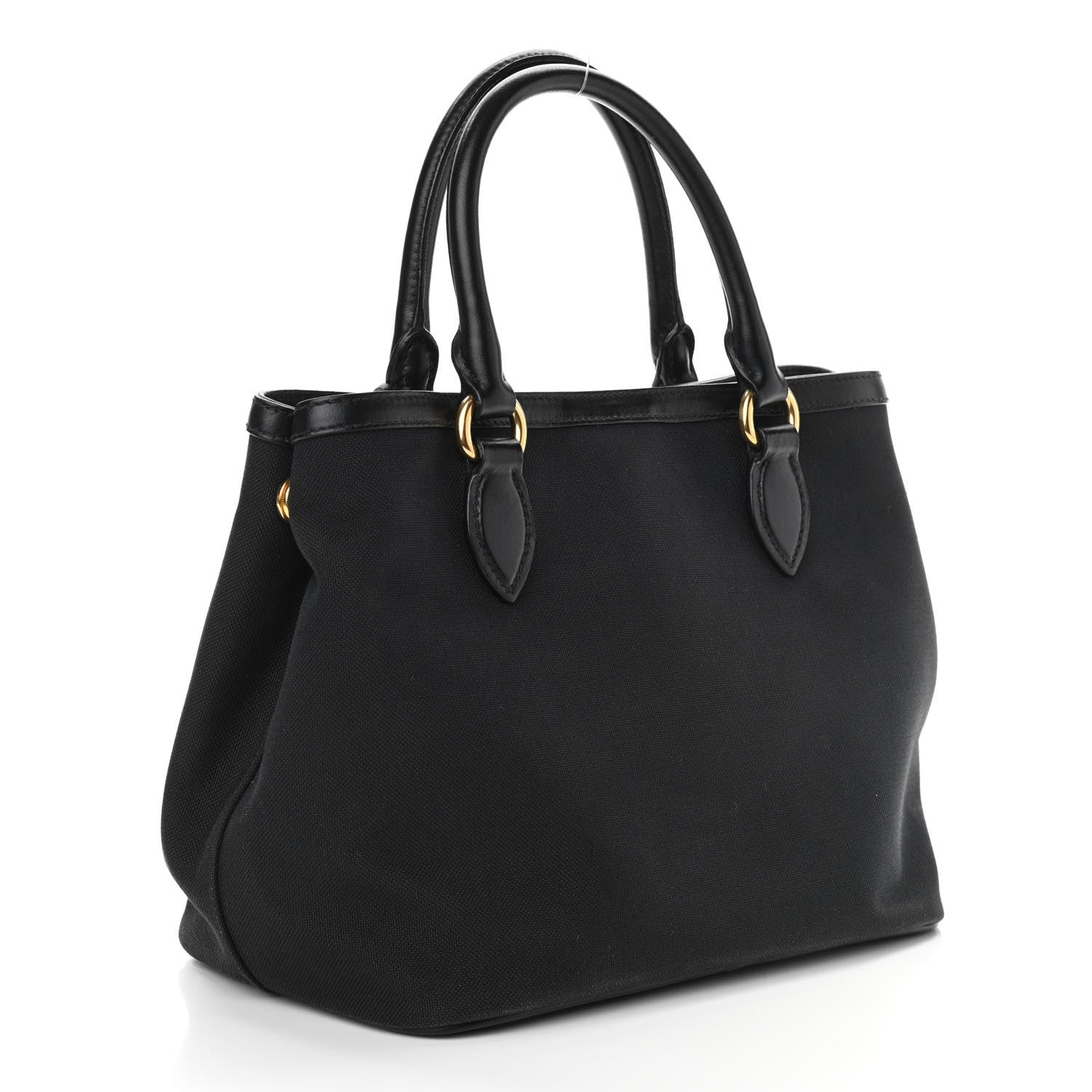 Prada Jacquard Logo Tote Black 3 of 9