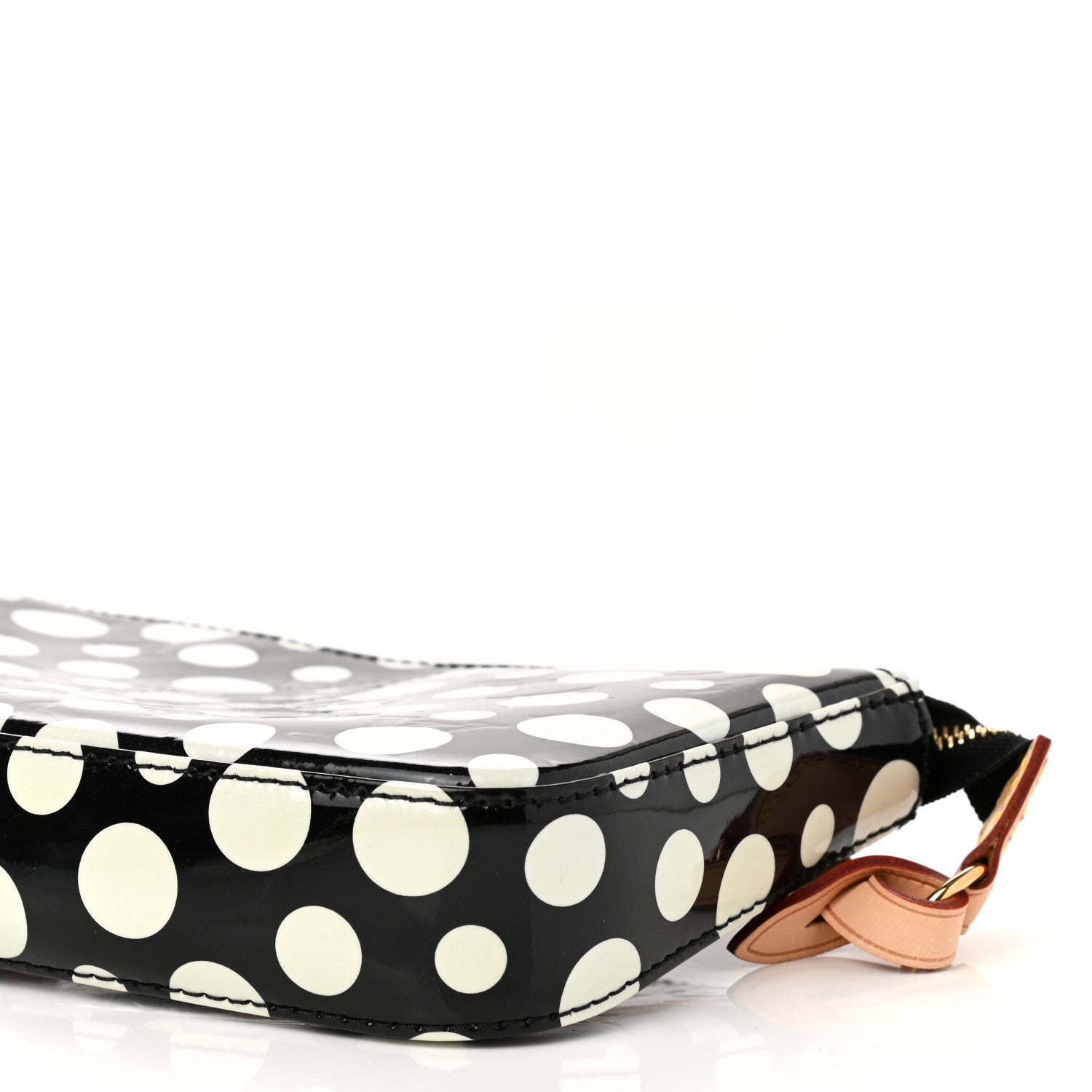 Louis Vuitton Vernis Kusama Infinity Dots Pochette Accessories Black 10 of 11