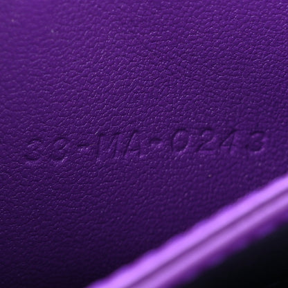 Christian Dior Lambskin Cannage Lady Dior 5-Gusset Card Holder Purple Jamu Purple Jamu 8 of 8