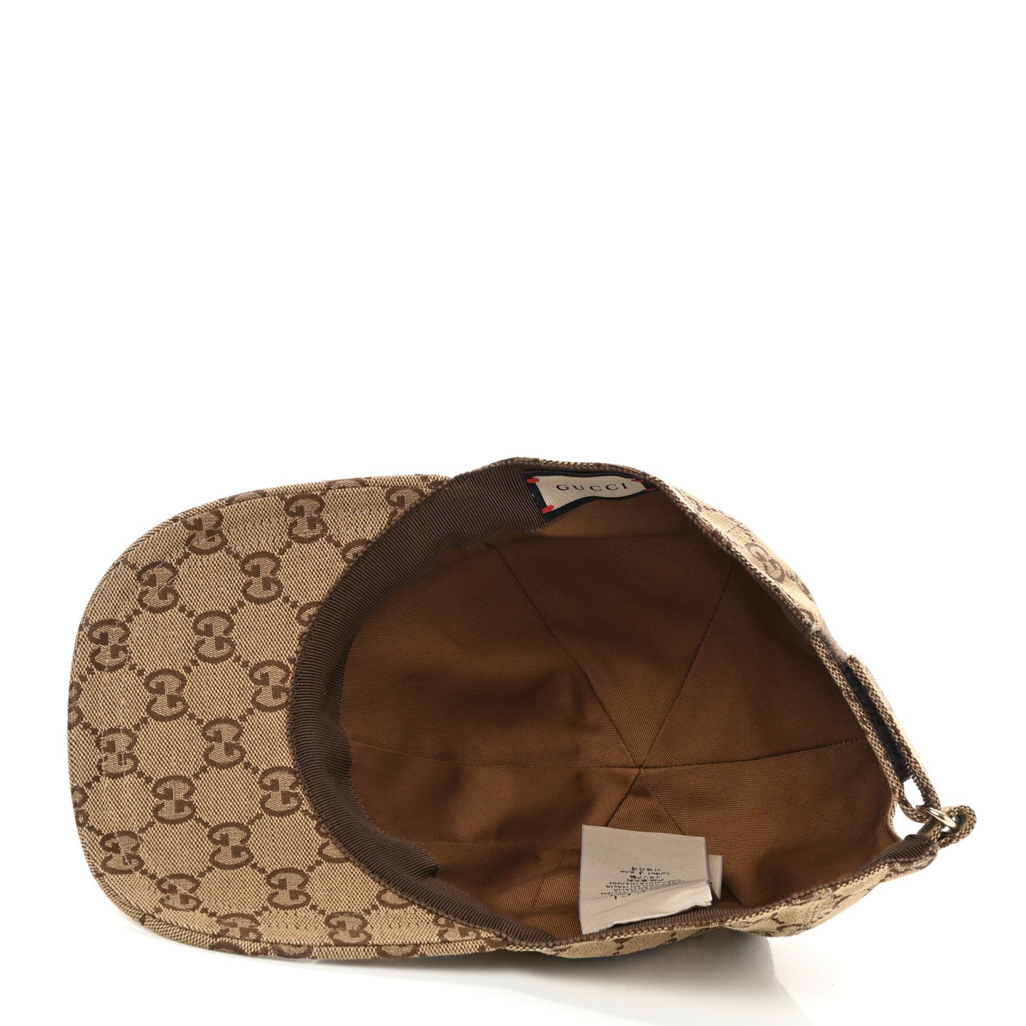 Monogram Textured Dollar Calfskin Zeno Baseball Hat L Beige