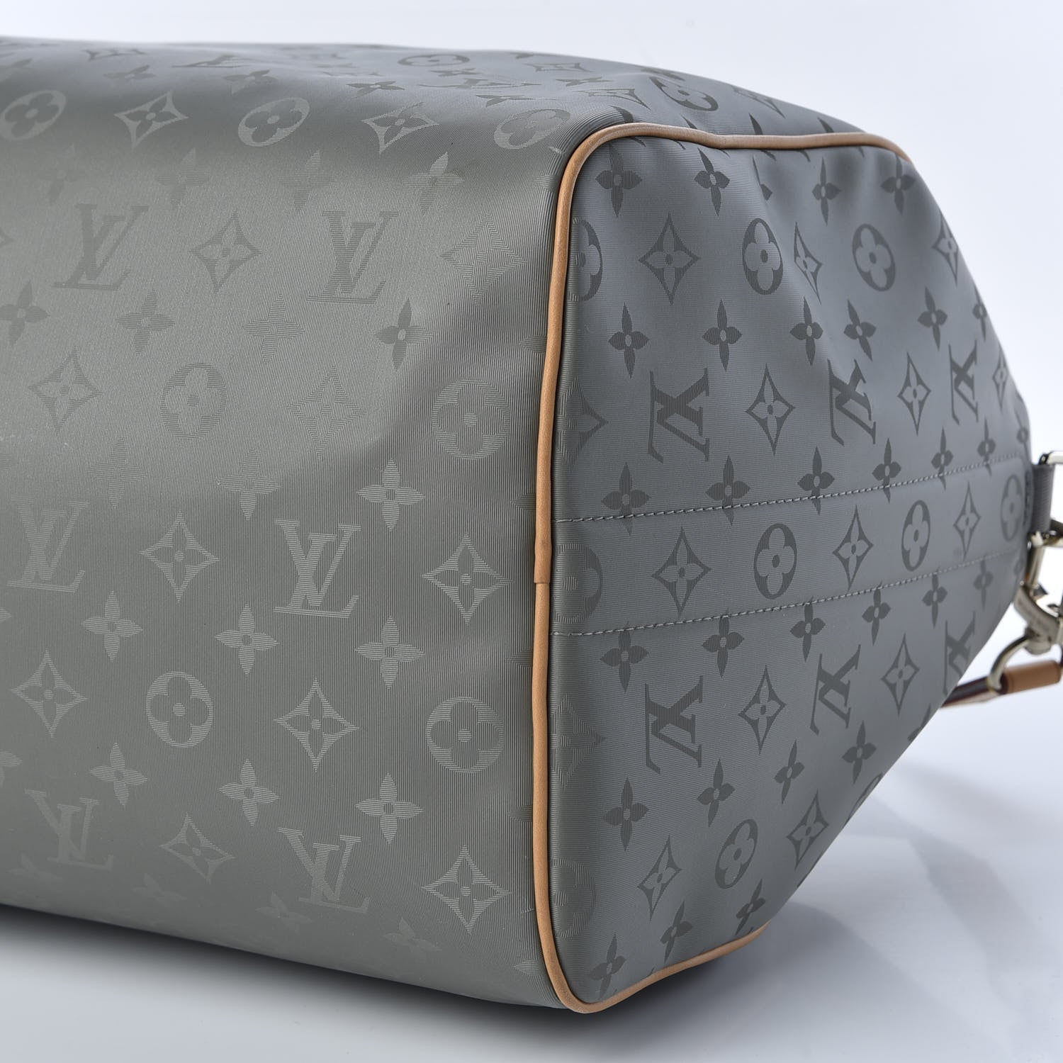 Louis Vuitton Monogram Titanium Keepall Bandouliere 50 6 of 11