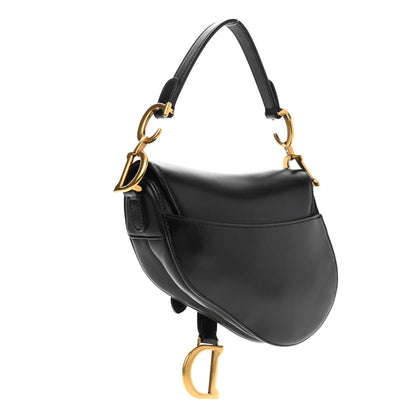 Christian Dior Calfskin Mini Saddle Bag Black 3 of 12