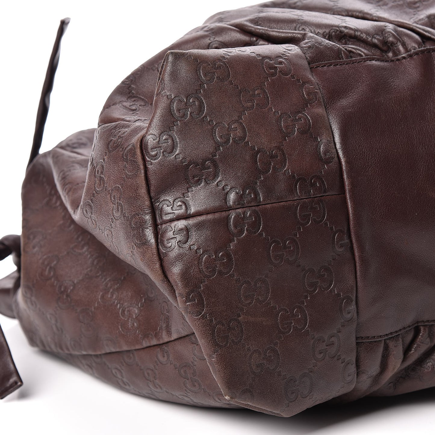 Guccissima Large Hysteria Tote Chocolate