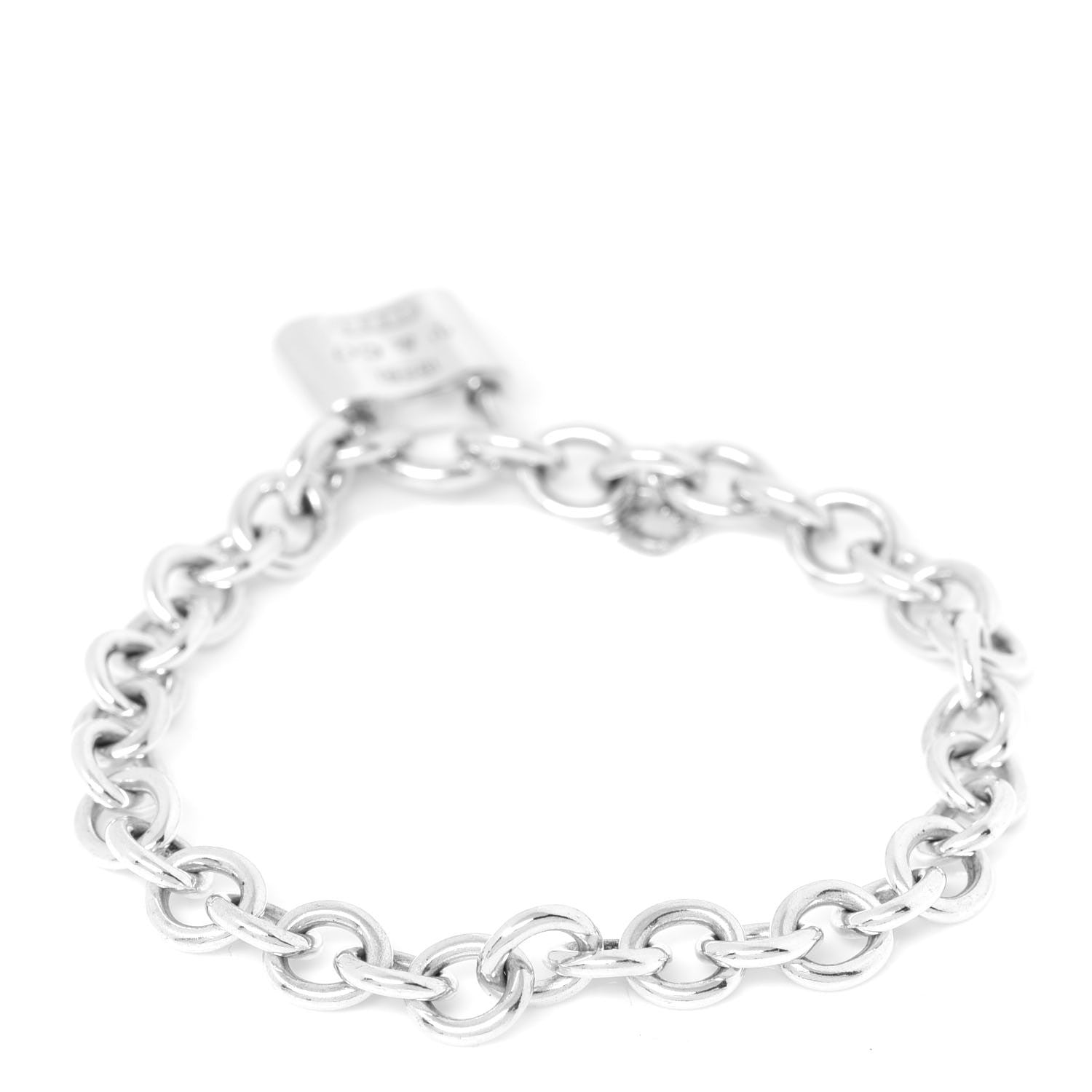 Tiffany Sterling Silver 1837 Lock Charm Bracelet 3 of 3