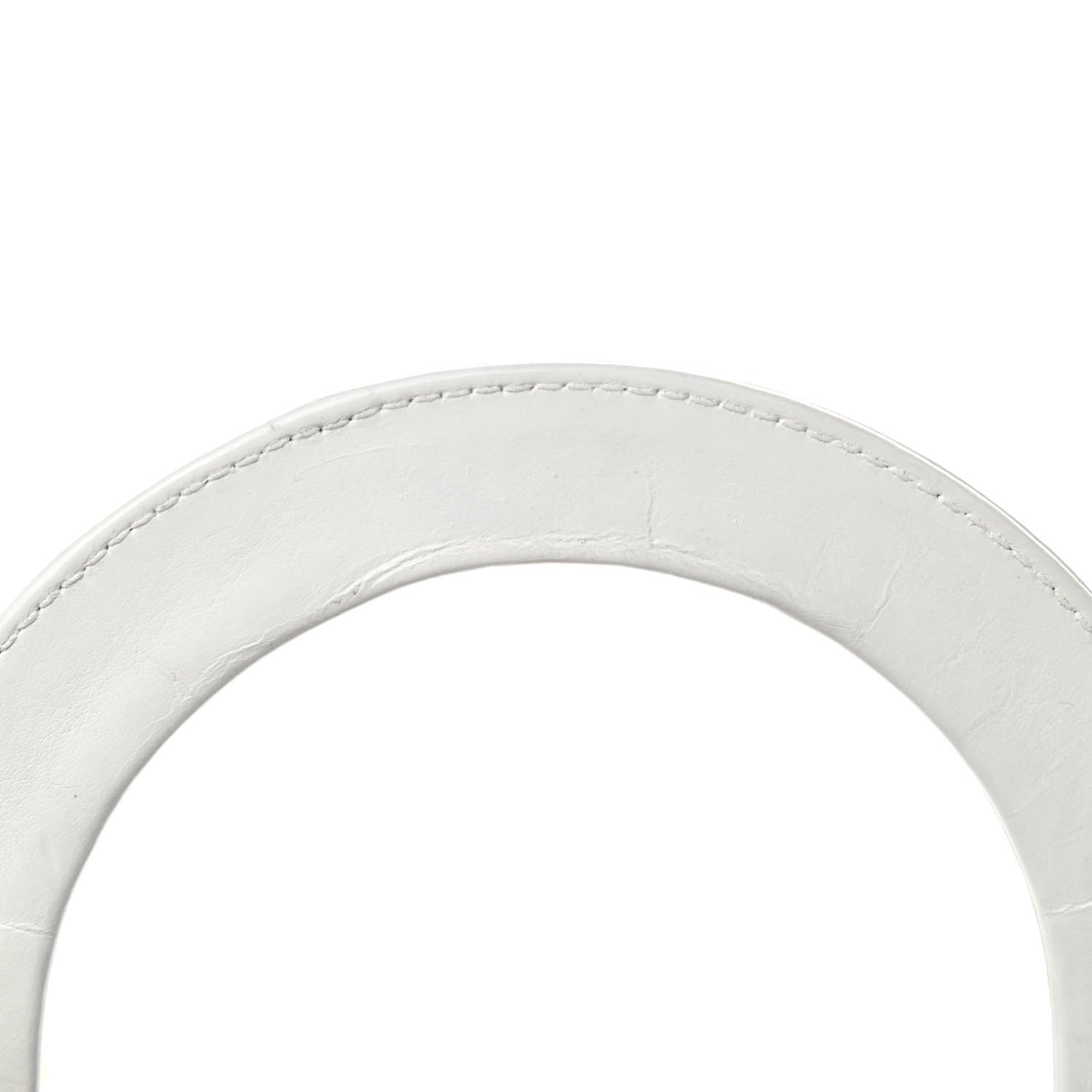 Christian Dior Smooth Calfskin Large Diorissimo Tote White 13 of 14