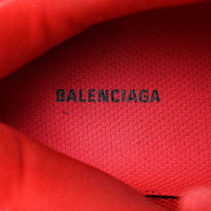 Balenciaga Technical Fabric Mesh Allover Logo Mens Triple S Sneakers 41 Red Black 6 of 7