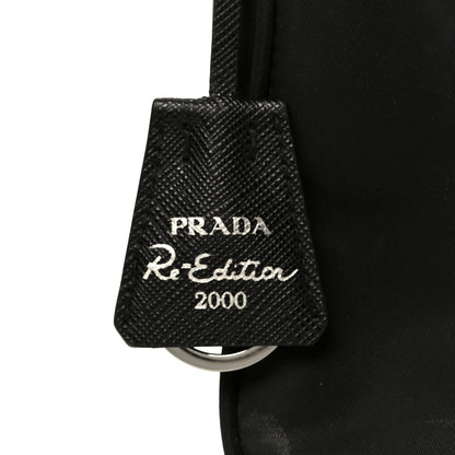 Prada Tessuto Nylon Mini Re-Edition 2000 Bag Black 8 of 11