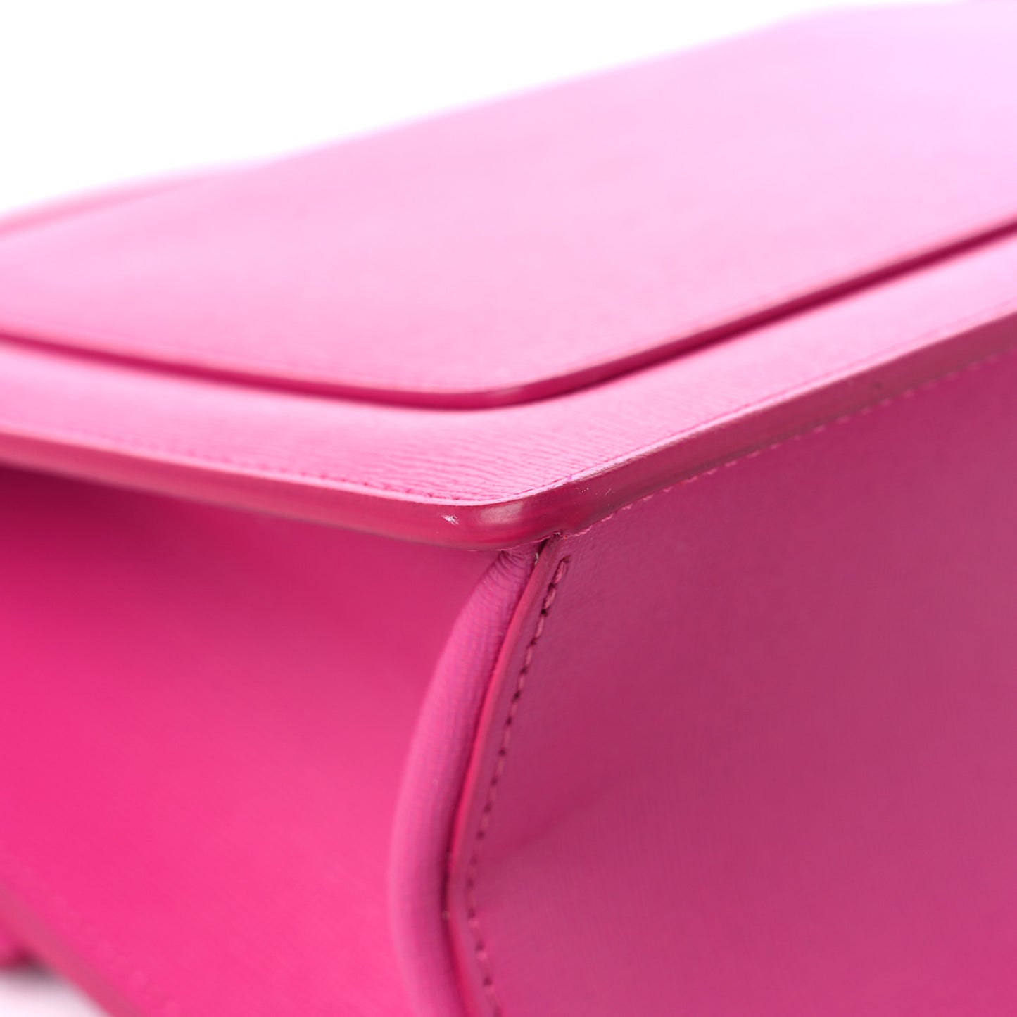 Calfskin Jitney Bag Fuchsia