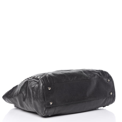 Chanel Glazed Calfskin Large Modern Chain Tote Black 4 of 27