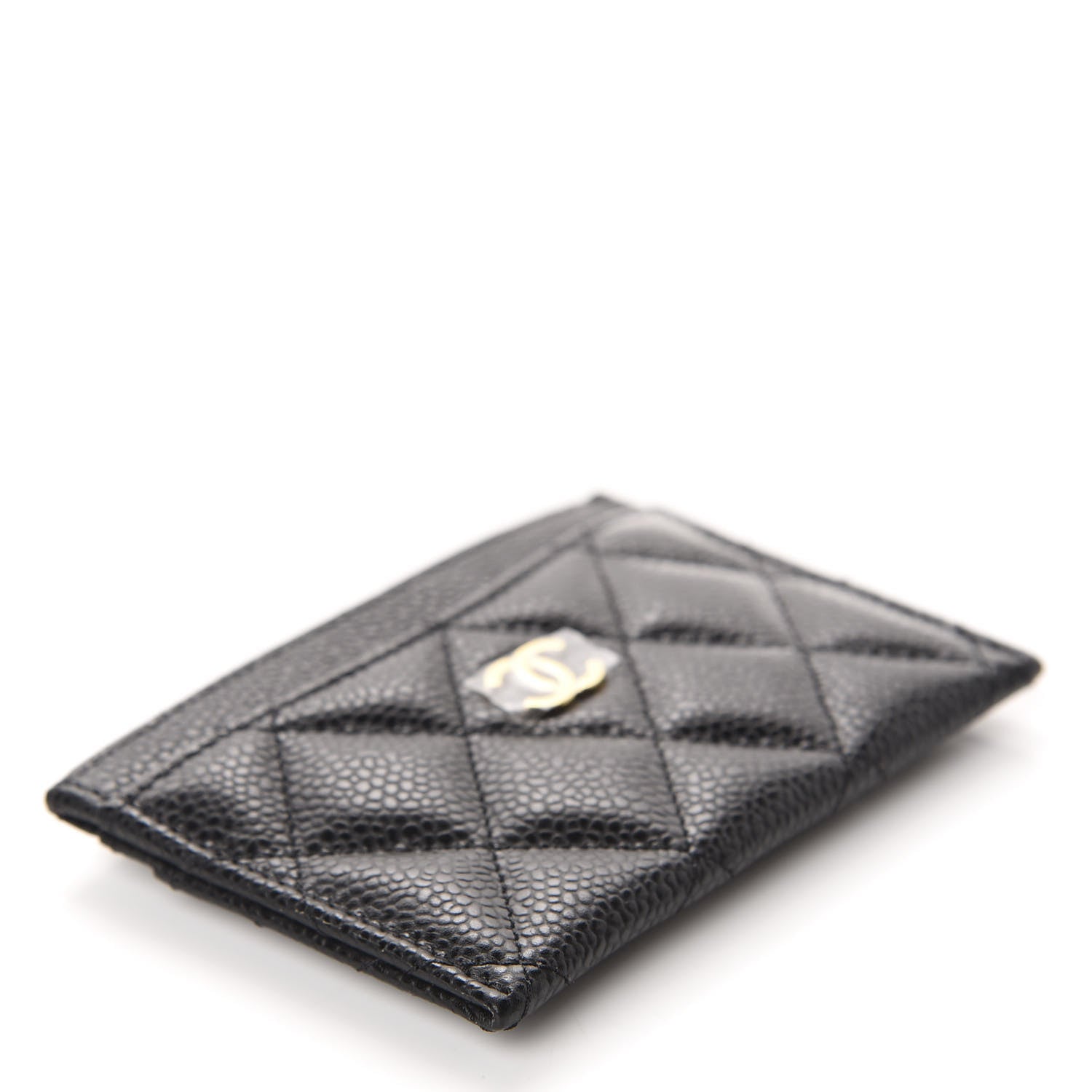Chanel Caviar Quilted Flap Card Holder Black 4 of 9