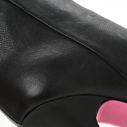 Gucci Calfskin Crystal Fosca Boots 36 Black 10 of 11