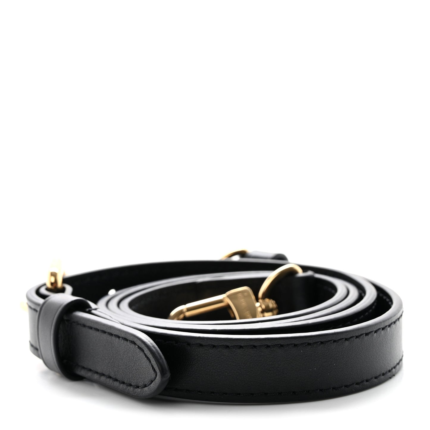 Calfskin Adjustable Shoulder Strap Black
