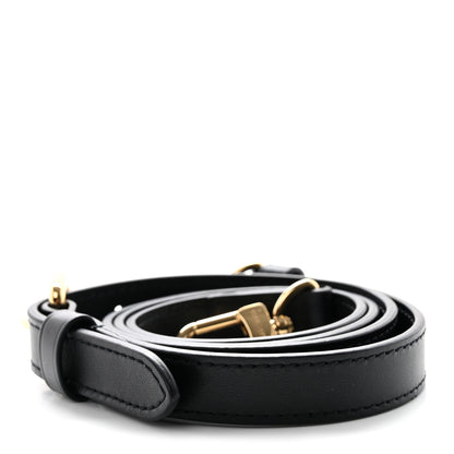 Louis Vuitton Calfskin Adjustable Shoulder Strap Black 2 of 3