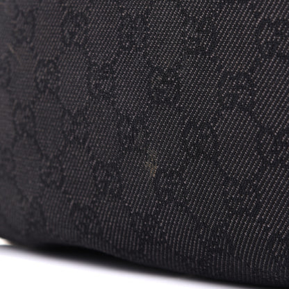 Gucci Monogram Medium Abbey Convertible Tote Black 9 of 11