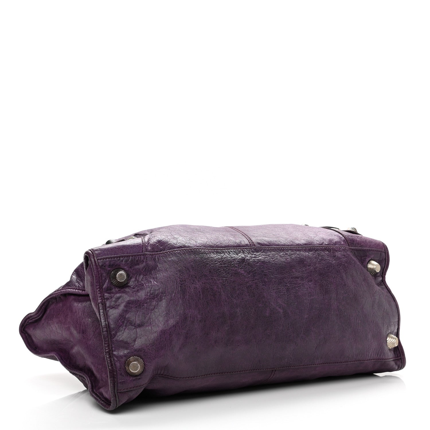 Balenciaga Agneau Giant 21 Silver Hardware Work Raisin 4 of 14