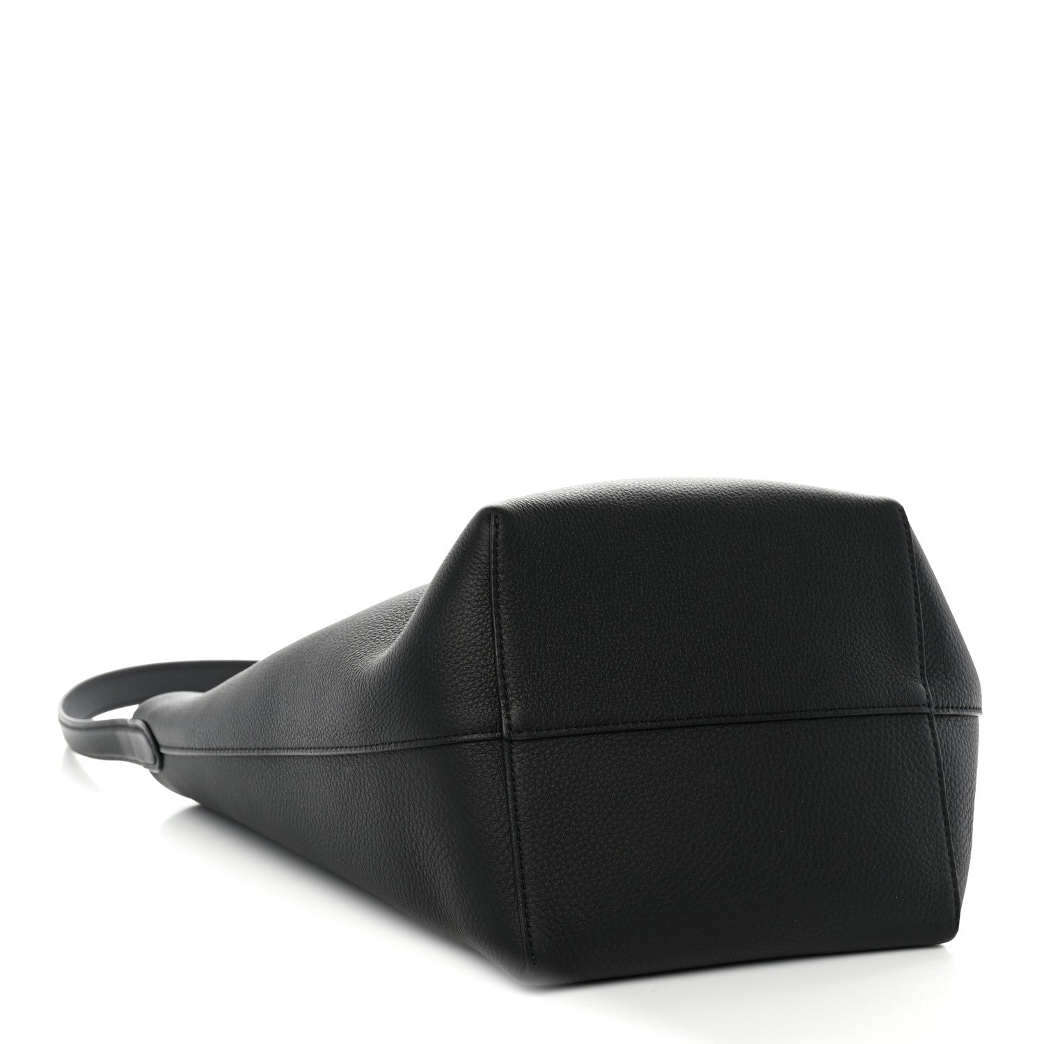 The Row Grained Calfskin Medium N/S Park Tote Black 4 of 10