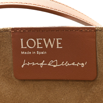 Loewe x Albers Calfskin Medium Puzzle Fold Tote Caramel Bright Green 6 of 10
