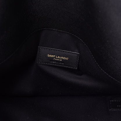 Saint Laurent Grain De Poudre Uptown Pouch Black 9 of 22