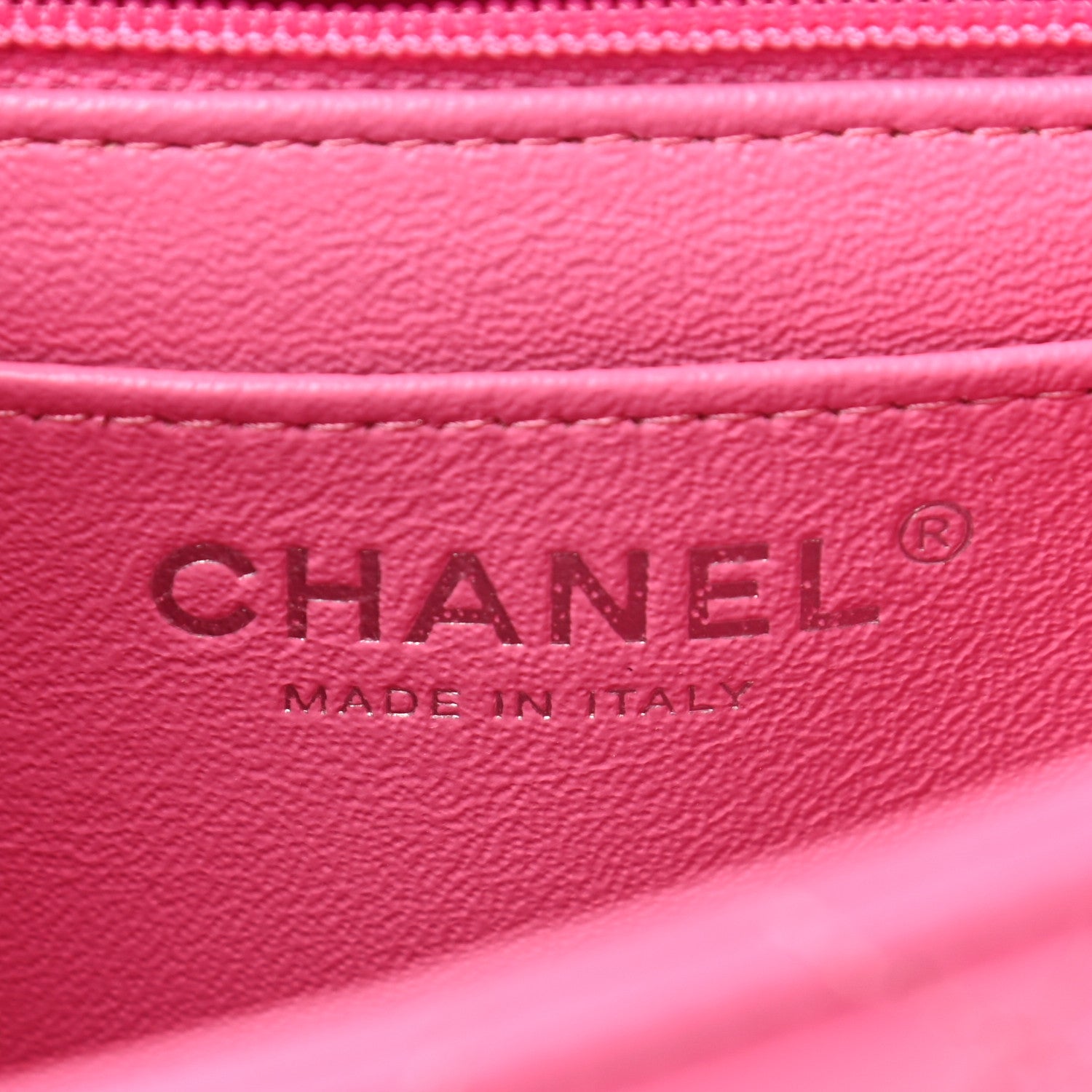 Chanel Lambskin Quilted Mini Square Flap Pink 6 of 9