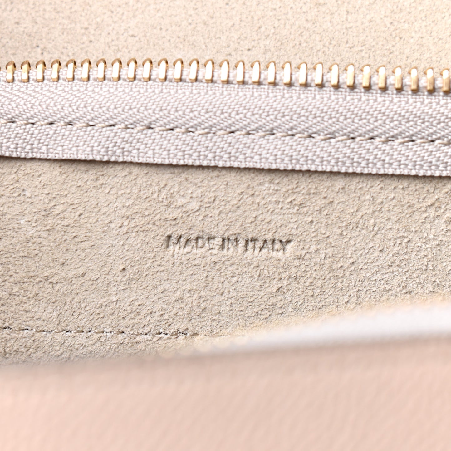 Grained Calfskin Nano Belt Bag Light Taupe