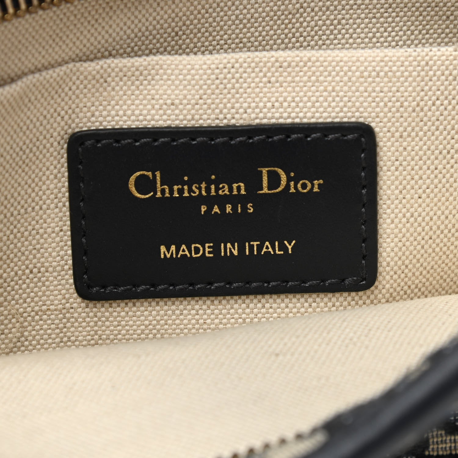 Christian Dior Oblique Diorquake Clutch Blue 6 of 6