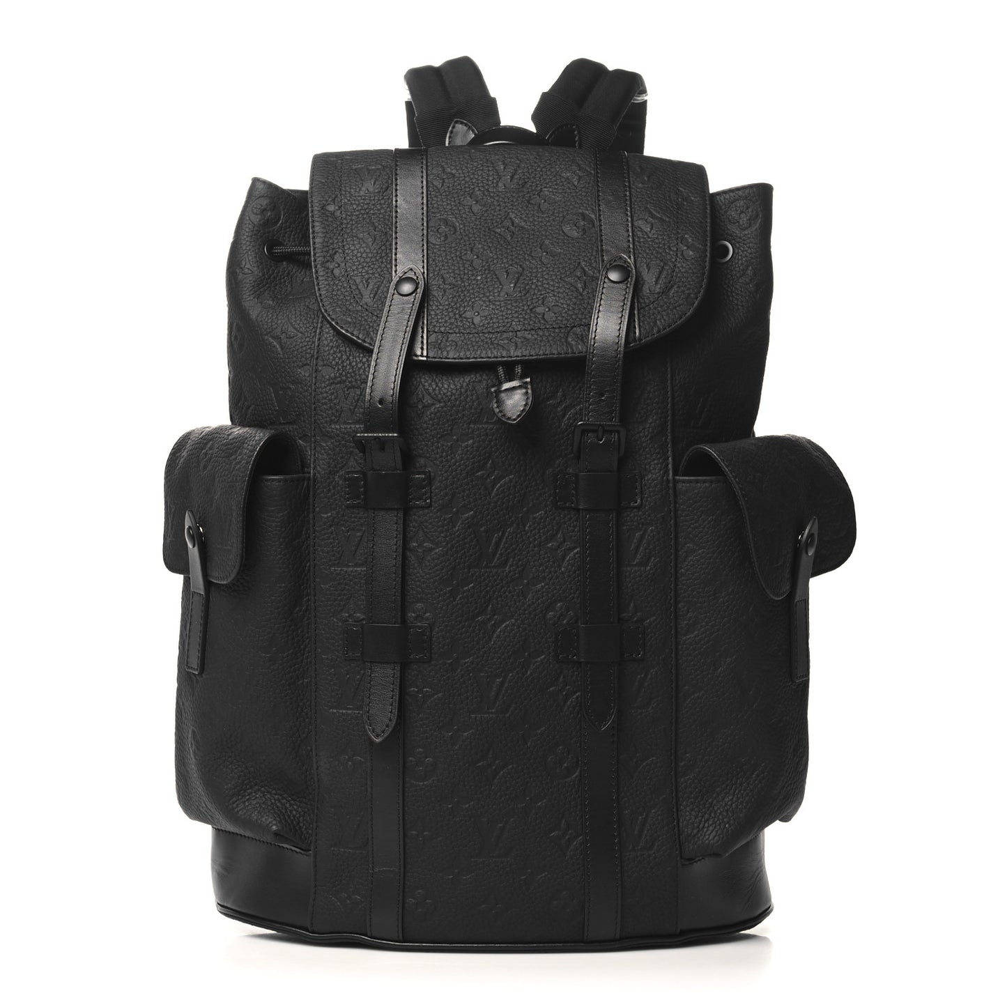 Taurillon Monogram Christopher MM Backpack Black