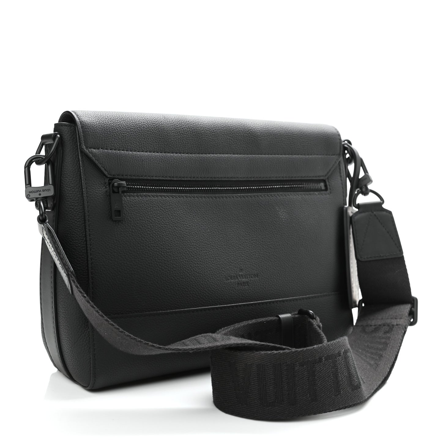 Calfskin Aerogram Messenger Black