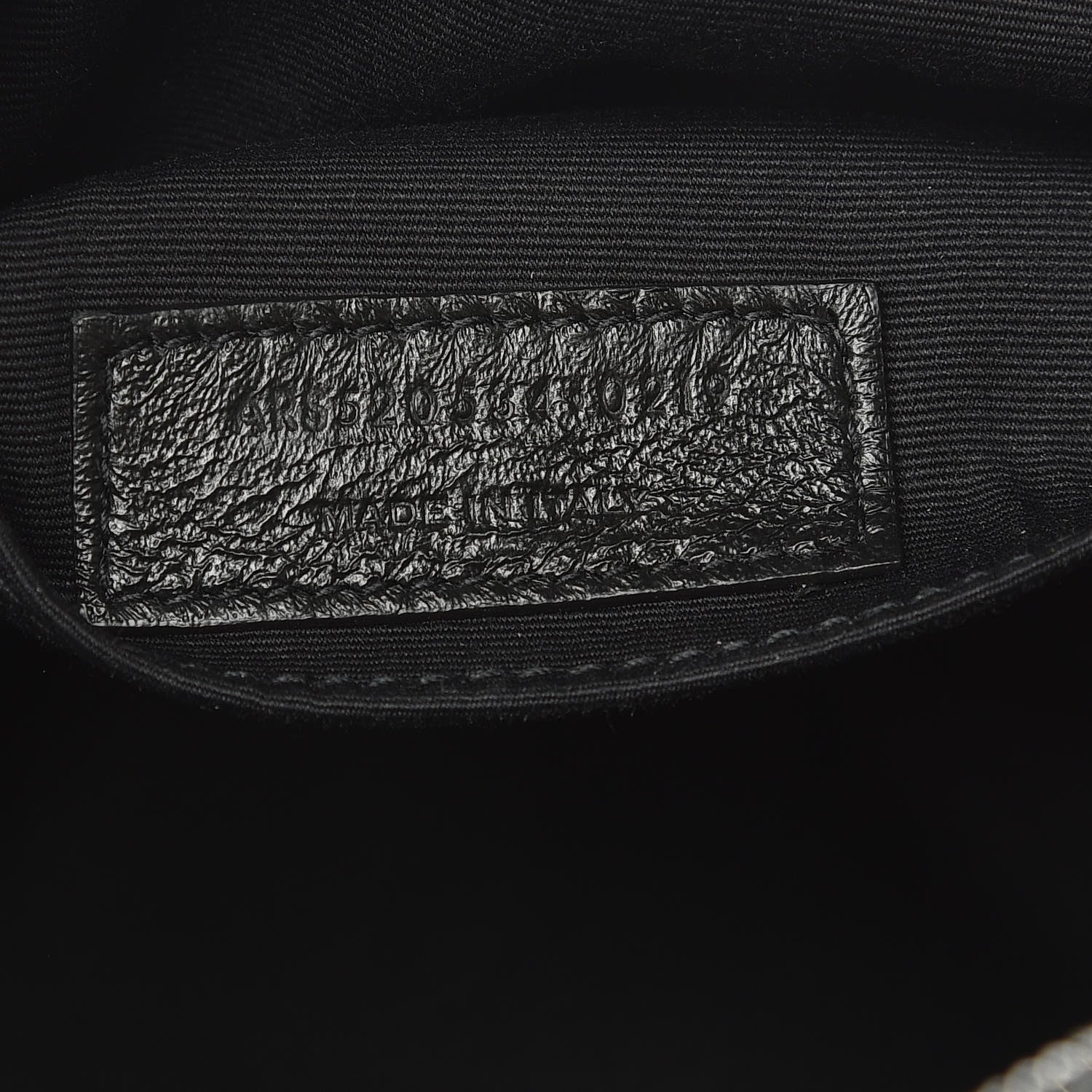 Saint Laurent Calfskin Matelasse Monogram Lou Camera Bag Black 7 of 9