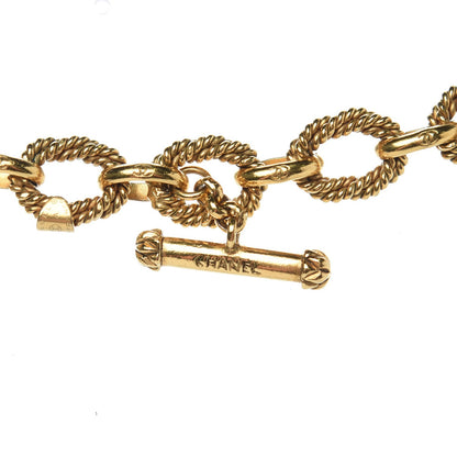 Chanel CC Sunburst Long Necklace Gold 4 of 5