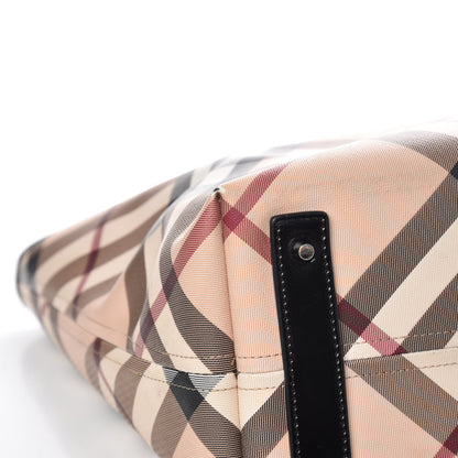 Burberry Nova Check Large Nickie Tote Black 12 of 19