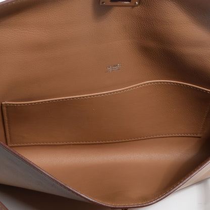 Hermes Swift Kelly Longue Pochette Clutch Biscuit 8 of 8