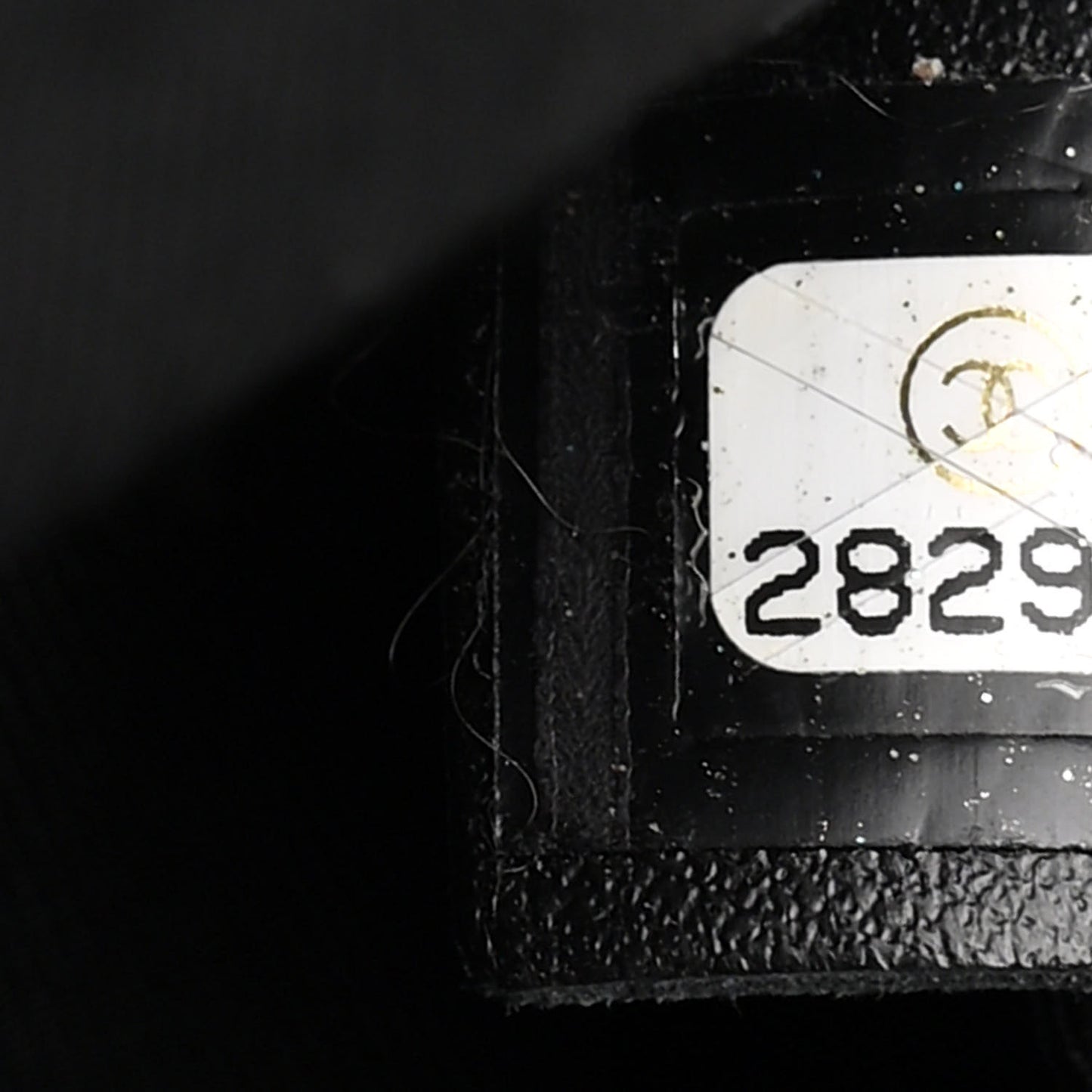 Calfskin Quilted Waist Bag Black